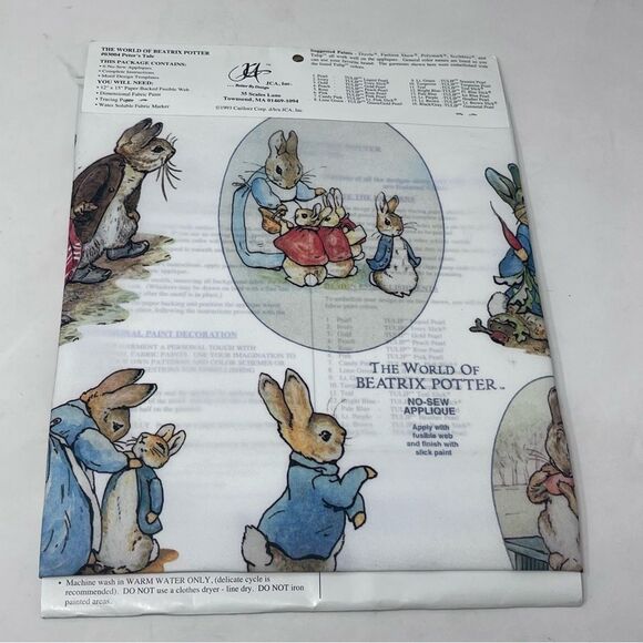 1993 Beatrix Potter No Sew Fabric Appliqués
Benjamin Peter Jemina - Picture 5 of 12